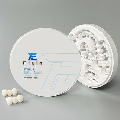 خرید تاج دندان سرکیمیک زرکونیا ST Plus cad cam سرامیک 3d قیمت تاج دندان صفحه دیسک سفید زرکونیا دندان online manufacture