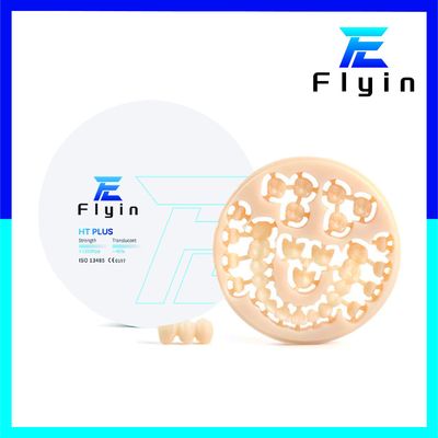 خرید بلوک دندان زرکون پرواز یک لایه زرکون سفید HT-Plus قدرت 1300Mpa زرکون سفید دندان online manufacture