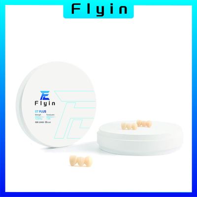 خرید فلین ST بلوک زیرکونیا دندانپزشکی بلوک سرامیکی فوق شفاف 10mm-25mm online manufacture