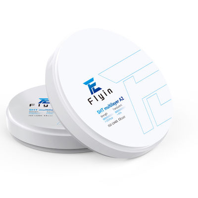 میکروپروسسر سیستم باز SHT چند لایه Zirconia بلوک سفید برای Alginate دندان