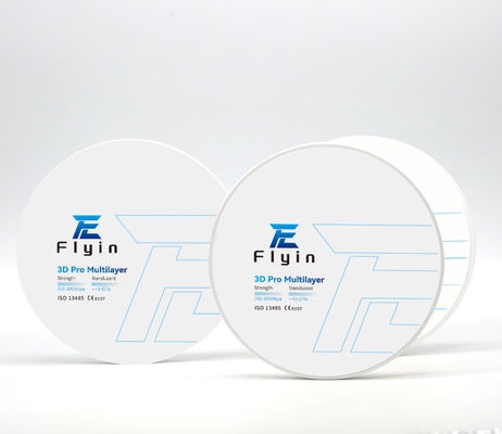 دندانی Cad Cam Zirconia بلوک های 3D Pro Multilayer نوع