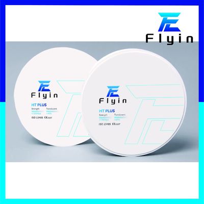 بلوک های زرکونی آزمایشگاهی دندانپزشکی ماشین آسیاب Cadcam یک لایه زرکونی خالی HT PLUS بلوک زرکونی با قدرت بالا