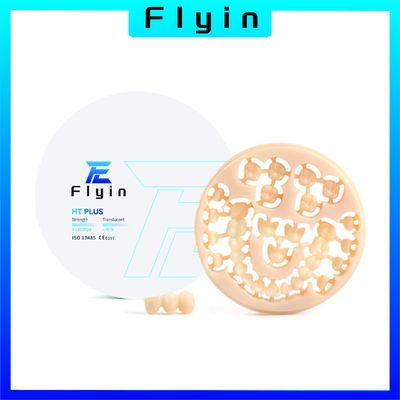 ماشینکاری Cad Cam White Dental Zirconia Block HT بسیار شفاف